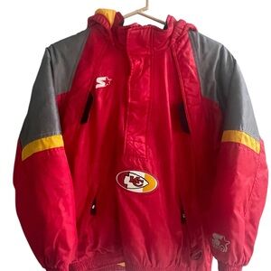 STARTER Kansas City Chiefs Puffer Jacket with Hood